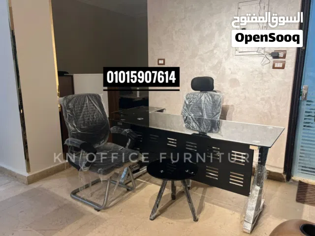 مكتب زجاج سيكوريت/ مكتب مدير زجاج/ مكتب مدير مودرن/ مكتب إداري مودرن متاح تسليم فوري/ أثاث مكتبي