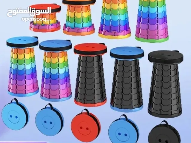 كرسي تلسكوبي قابل للطي محمول وخفيف الوزن
