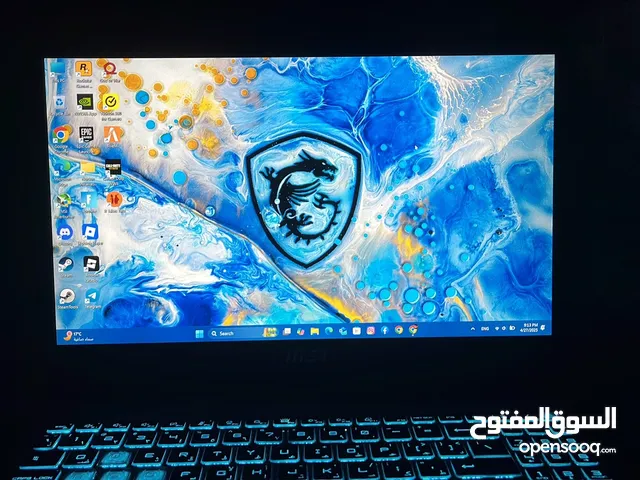 لابتوب جيمنق msi cyborg للبيع او للبدل الجهاز لقطة كرت 4060 ب معالج i7 12gen