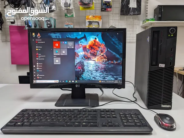 Lenovo Core i3 Computer Set 4GB Ram 500GB HDD 19" HD Monitor Windows 10 Pro Office 2021
