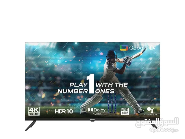 تلفاز haier هاير 55 انش مستعمل بحالة جديدة جدا سمارت يتوفر فيه فيسبوك و يوتيوب و نتفليكس، شاشة 4k