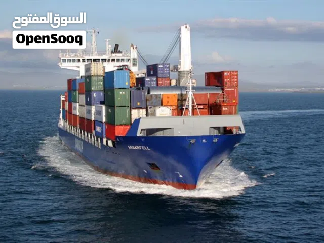 شحن بضائع من عمان مصر الخليج  الصين العالم لليمن بحري حاويات وجزئي ويوجد جوي وبري
