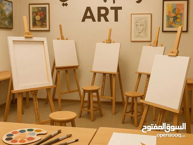 افتتاح دورات تعليم فن الرسم
