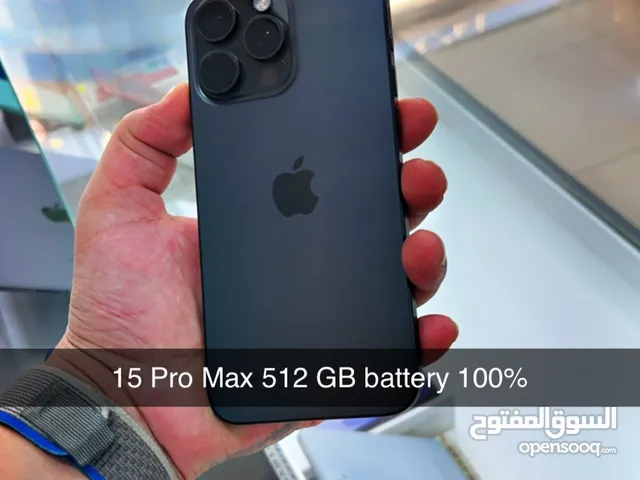 iPhone 15 Pro Max 512Gb battery 100%