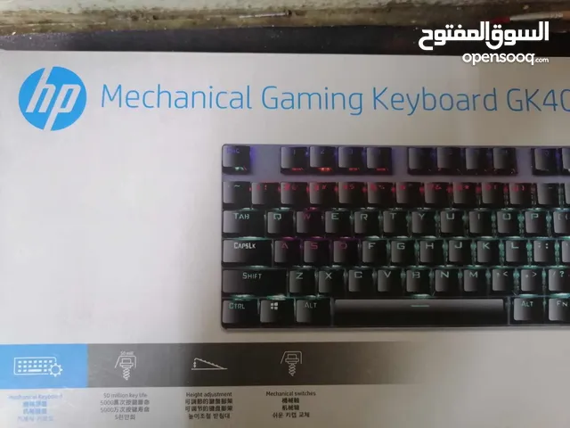 HP GK40 mechanical gaming keyboard جديد غير مستعمل للبيع بداعي اجاني هديه و عندي كيبورد