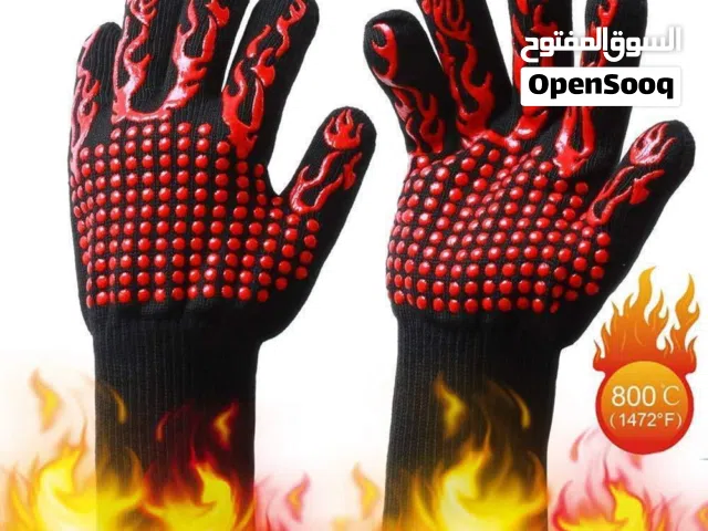 قفازات ضد النار و الحراره كفوف الشواء كفوف الفرن