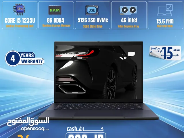 ASUS LAPTOP CORE I5 12TH اسوس لابتوب كور اي 5 جيل 12