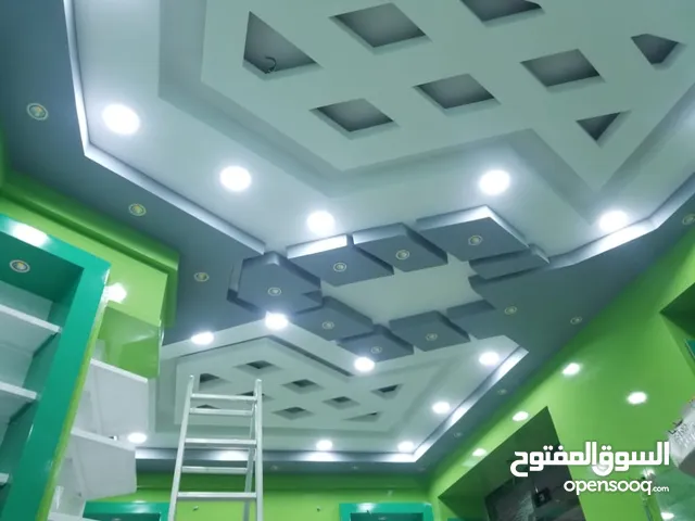 جميع اعمال الدهانات والديكورات ورق جدران جبسيات اقل الاسعار وافضل شغل