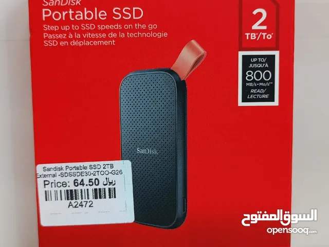 Sandisk Portable SSD 2TB External (Brand New)