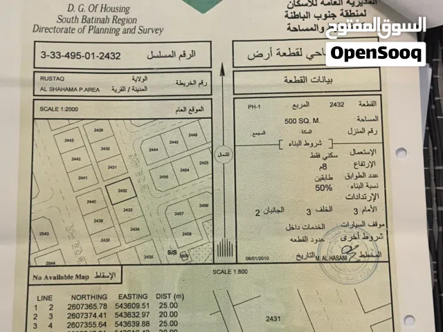 ارض للبيع الشهامه