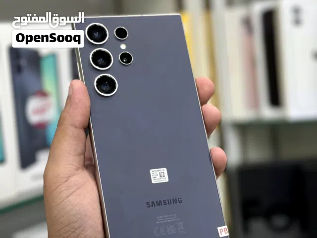 عرض خااص : Samsung S24 ultra 512gb - شريحتين - هواتف بحالة الوكالة مع ضمان و ملحقات و بأقل سعر