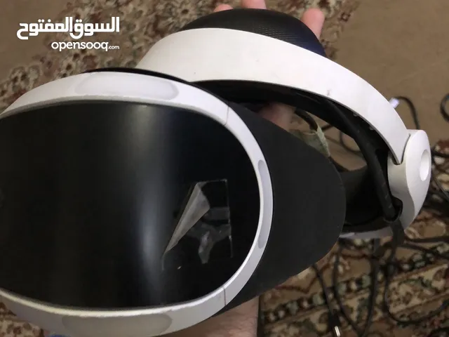 نظارة الواقع الافتراضي VR بلايستيشن مستخدمة مع كامل ملحقاتها ولعبتين