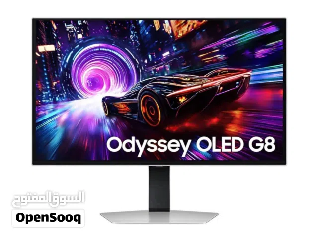 Samsung g8 oled 4k 240hz .03ms Hdr 10+ بالكرتونه و جلاتين