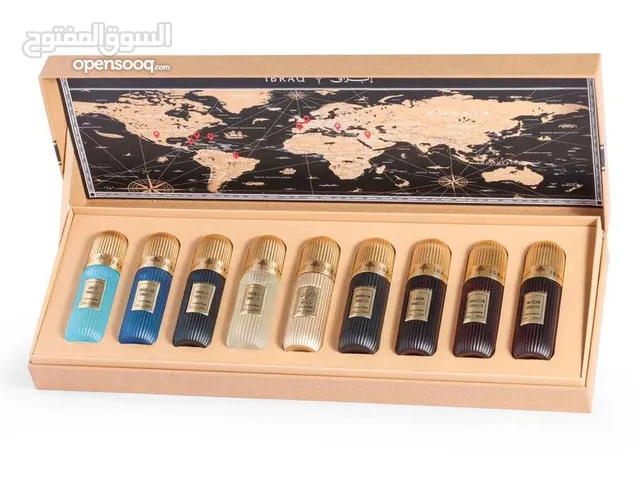 بكج عطور التوباكو من ابراهيم القريشي يحتوي 9 عطور مختلفة التي تضم 9 عطور فاخرة