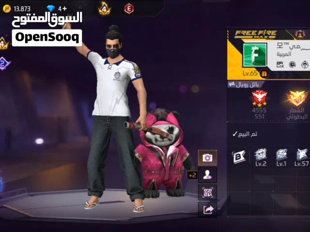Free Fire Accounts and Characters for Sale in Ajloun
