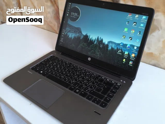 لابتوب  HP ELITEBOOK FOLIO G2 نظيف كور i7 بت 64  رام 8 GB والتخزين 256 GB