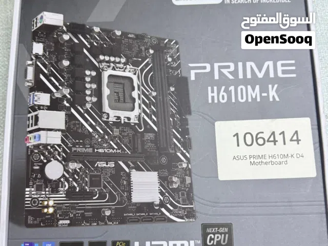 مذر h610 m-k ddr5 للبيع او بيه مجال بسيط