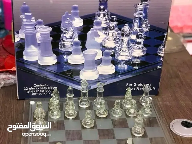 لعبة شطرنج كرستال اصلي اكبر حجم