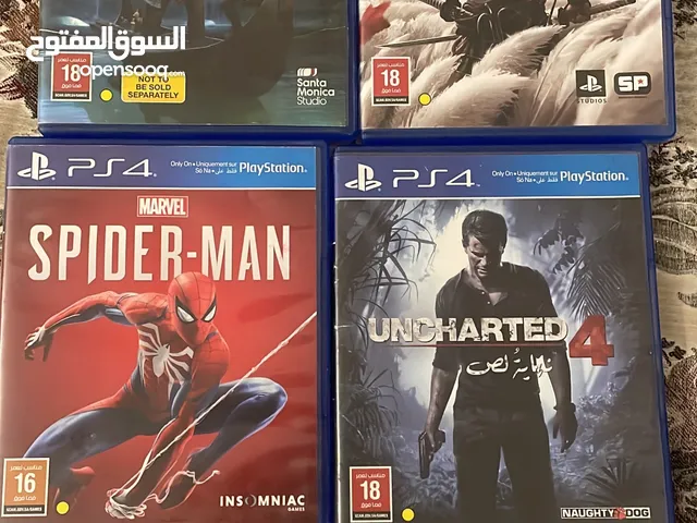 اشرطه سوني 4 للبيع مستعمل نظيف