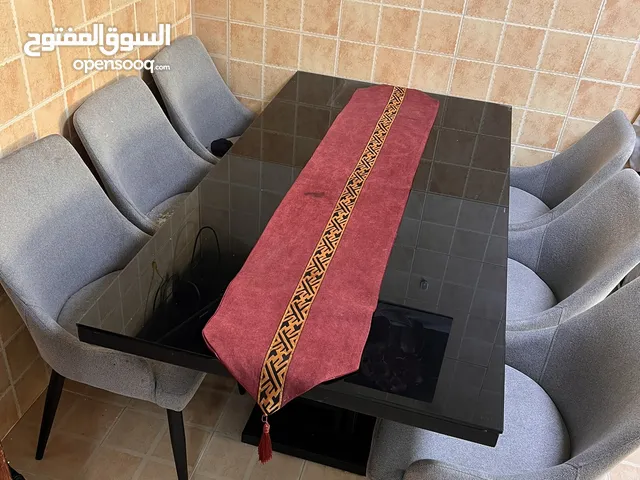 طاولة سفرة فخمة مع 6 كراسي