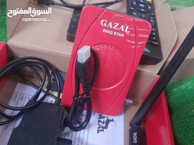 رسيفر غزال مع كامل اغراضه علي اشتركات