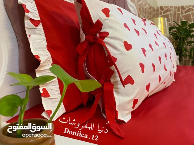 فرشة بوبلين قطني 100% تركي 5 قطع او اكثر حسي الطلب