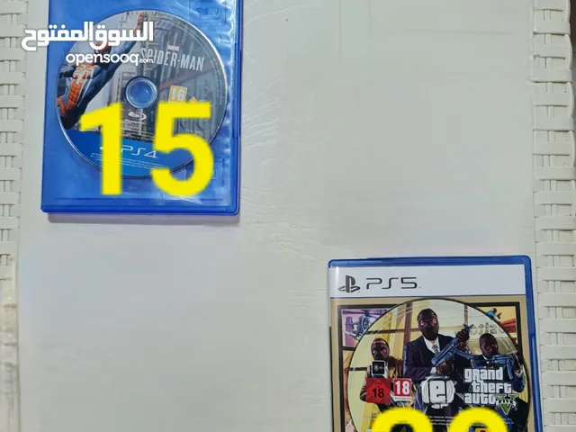 سي دي بلايستيشن GTA5 / سبايدر مان بيتر