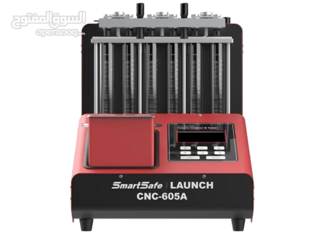 يتوفر لدينا ماكنة_بخاخات_LAUNCH_CNC_605A تعمل على فحص شكل وتوزيع البنزين داخل الماتور