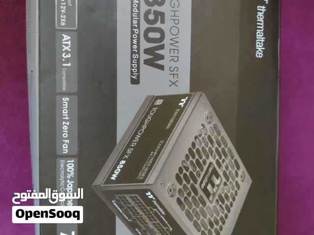 للبيع مزود طاقة كمبيوتر Thermaltake Toughpower جديد    - القدرة: 850W - شهادة كفاءة: 80 Plus Plati
