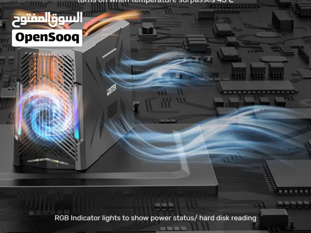 راك هارد من يونيتك (USB-C إلى SATA) Unitek S1234B01 USB-C to SATA External Enclosure / Docking Stati