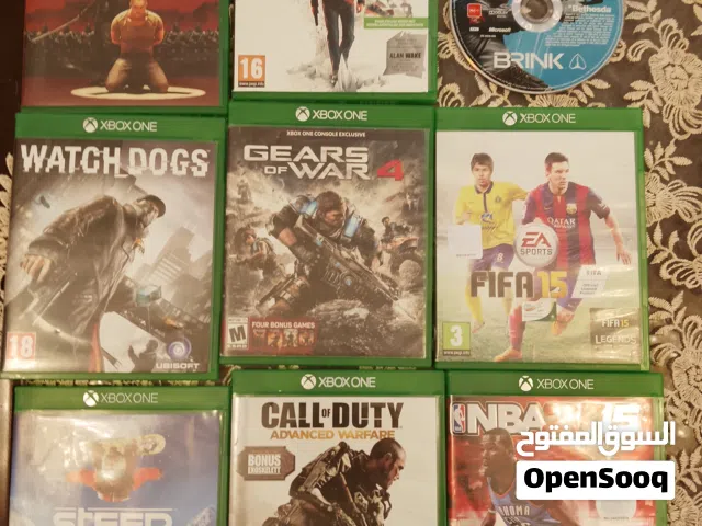 سيديات Xbox one السعر حسب اللعبة من 5 إلى 15