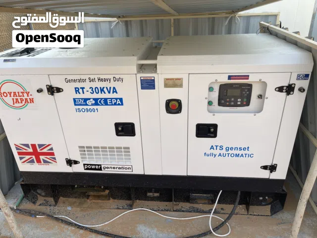 جنريتر بحالة الوكاله استخدام شهر فقط 30 kv ديزل