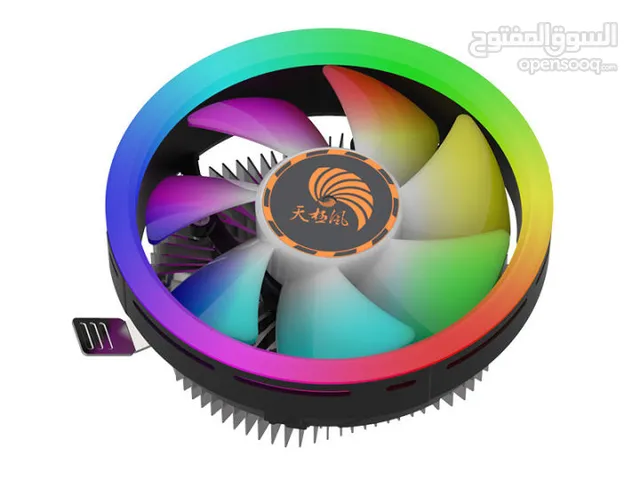 مبرد هوائي احترافي ملون للمعالجات ROSEFINCH RGB CPU COOLER FOR INTEL LGA1700 - AMD AM4