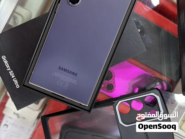 هاتف Samsung Galaxy S24 ultra معه جميع اغراضه بسعر ممتاز