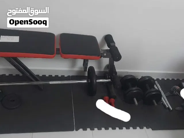 كرسي +دامبلز اوزان مختلفه تواصل واتساب