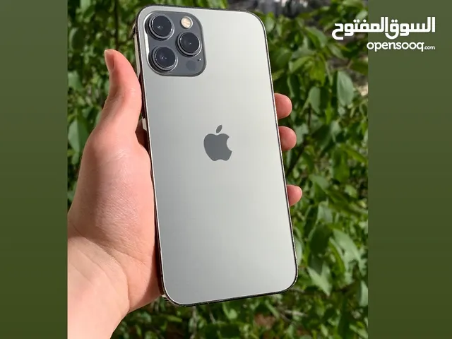 ايفون 12 برو ماكس 256 جيجا بطارية 80٪؜ مغير شاشة وكاميرا بصمة الوجه شغالة السعر 1000 شيكل.