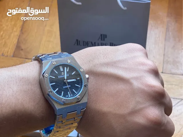 Patek phillipe men watch ساعة باتيك فيليب جلد رجالي