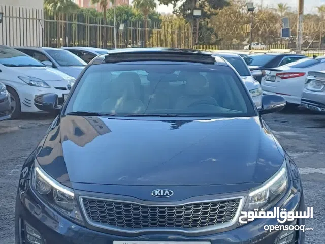 كيا اوبتيما موديل 2015 فحص كامل جميع الاضافات للبيع بالتقسيط بدفعة 2300 دينار والباقي اقساط شهريه