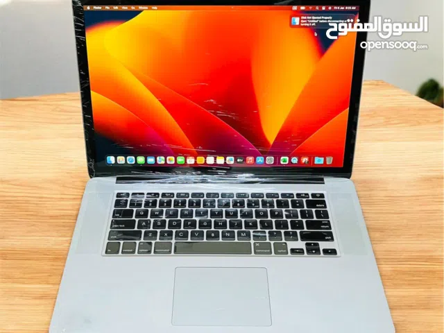 MacBook Pro 15” Retina – i7  16GB RAM  512GB SSD  A +