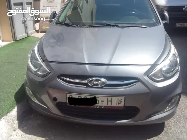 هونداي اكسنت 2016 ترخيص .. لون رصاصي بجنن في رام الله فقط 43 الف كااش