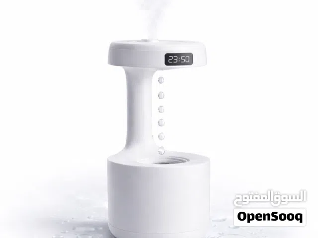 مرطب هواء أنتي جرافيتي LZ599 بشاشة عرض رقمية – سعة 600 مل  مرطب هواء بتصميم أنتي جرافيتي مميز يعرض ا
