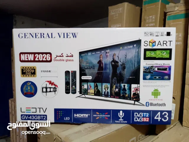 عرض نااار على شاشه جنرال فيو 43 بوصه سمارت ضد الكسر اندرويد