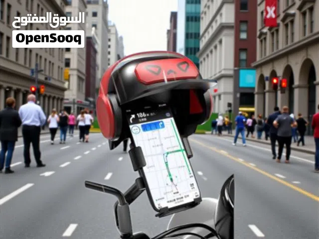 ستاند موبايل للدراجة بشكل خوذة