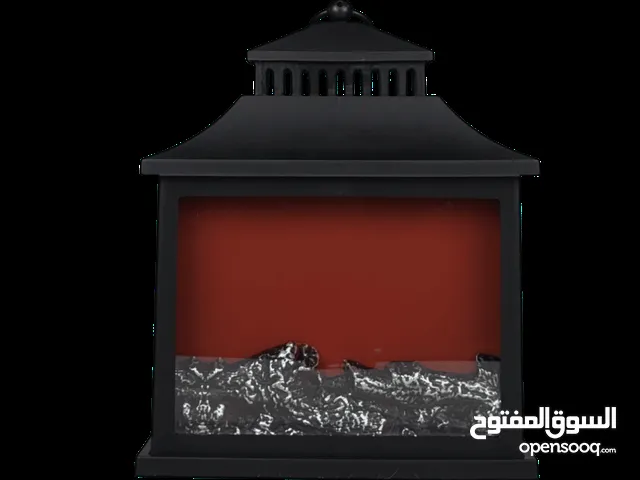 إنارة منظر الحطب شكل الكوخ