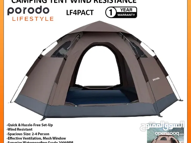 Porodo Lifestyle Automatic Camping Tent Wind Resistance ll Brand-New ll