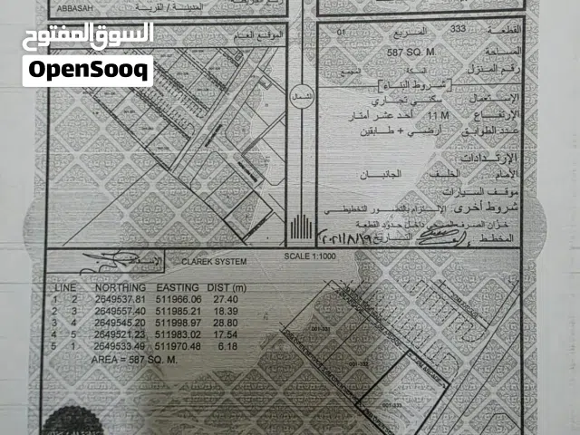 Commercial Land for Sale in Al Batinah Other