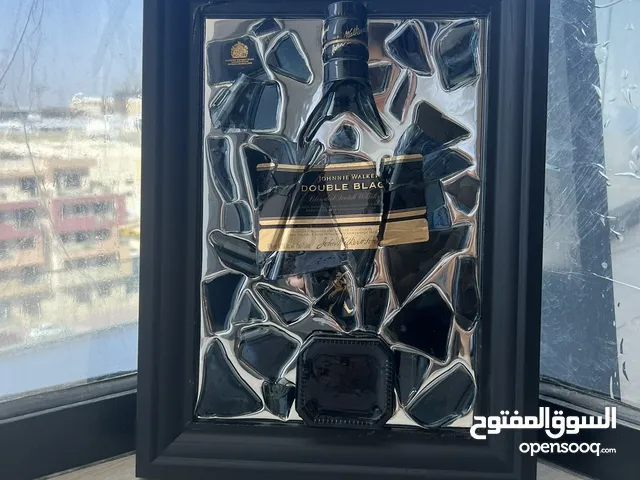 Double Black Broken Bottle Mirror Frame Art decoration wall hanging painting