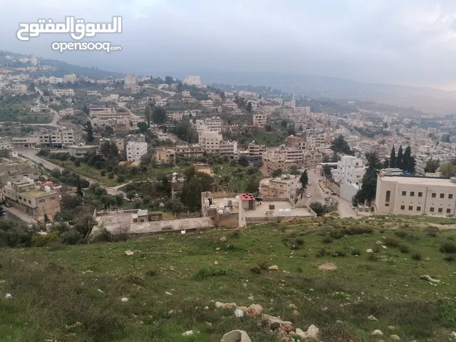 للبيع أجمل ارض في عجلون مرتفعه على جبل مطل على البلد وجبال عجلون لغايات السكن / فلل / اسكانات