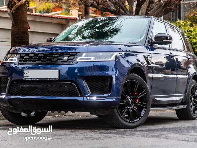 Range Rover Sport 2019 Hse Plug in hybrid Black package   السيارة وارد المانيا و قطعت مسافة 83,000