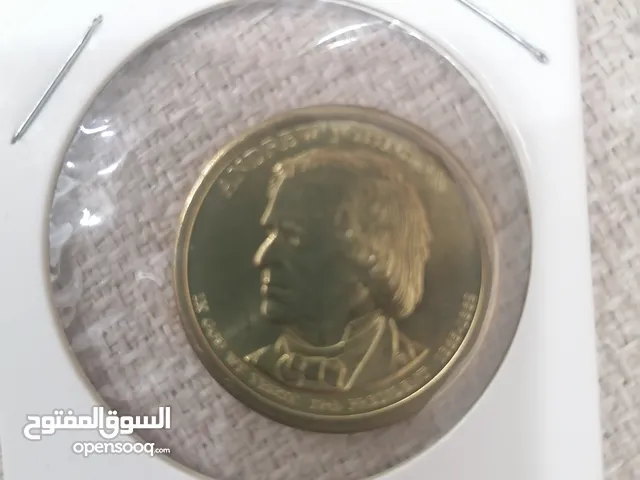 صندوق يحتوي على عملات اصليه لرؤساء امريكا
